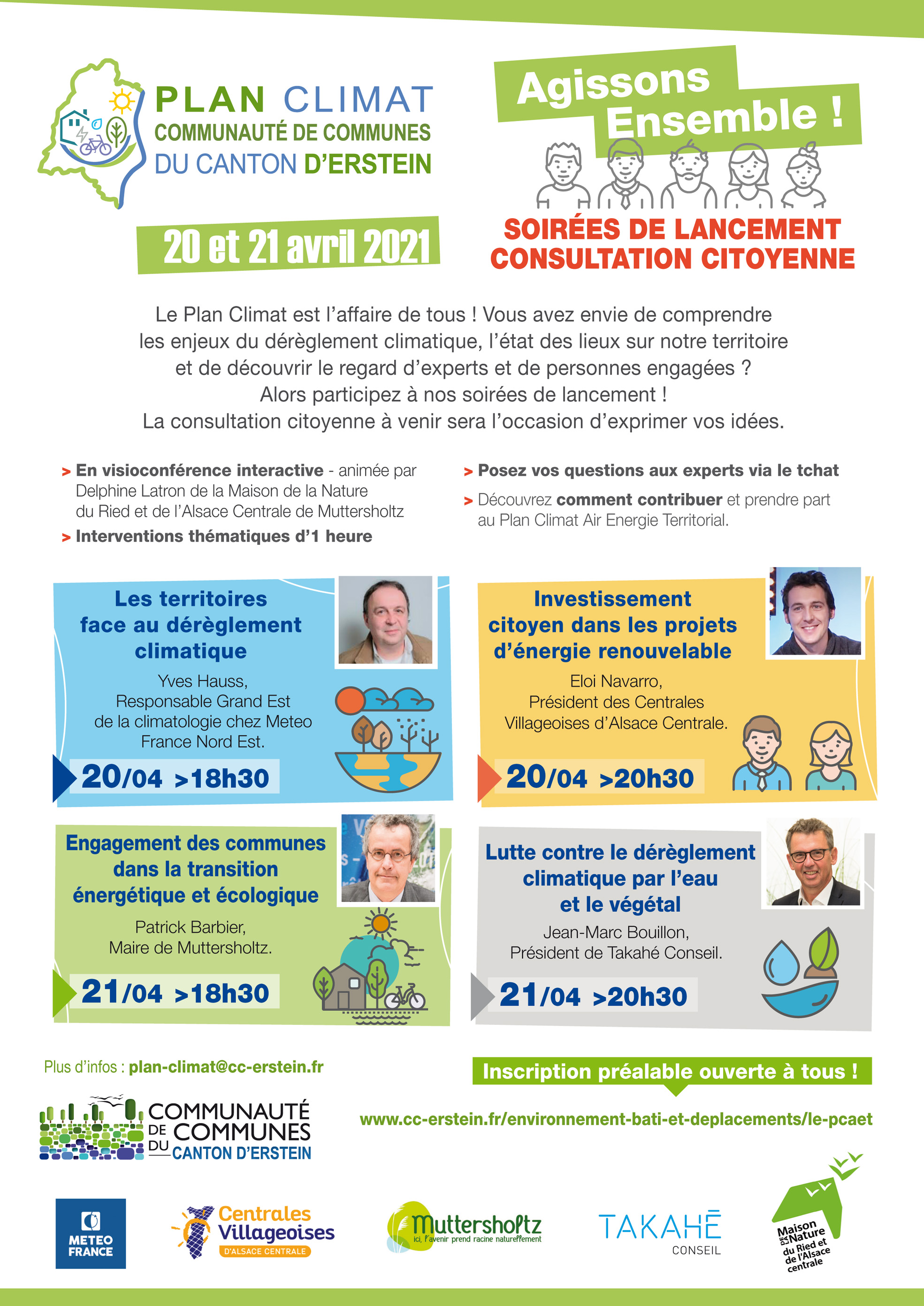 flyer événement lancement PCAET CCCE
